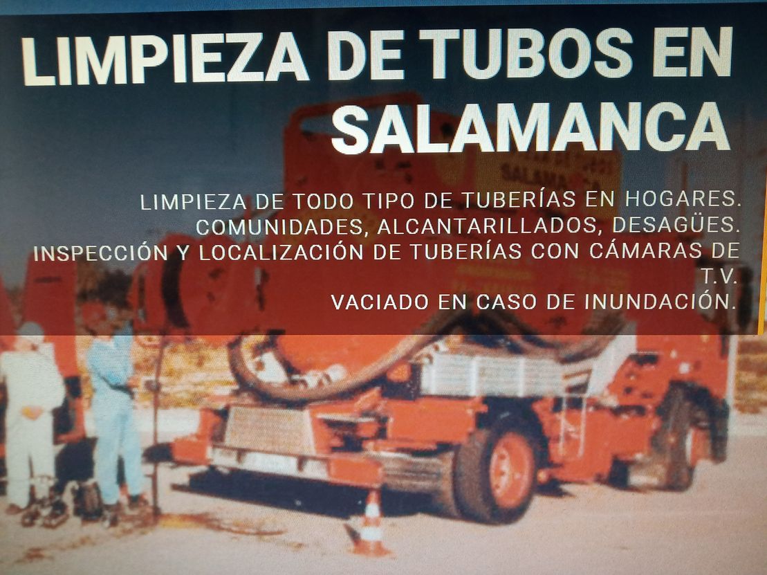 Limpieza De Tubos Salamanca folleto informativo